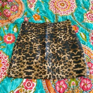 LF Cheetah Print Skirt